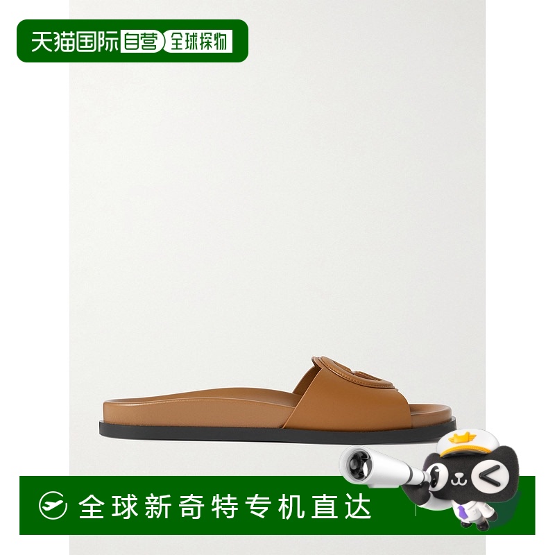 1h可退 香港直邮潮奢 Gucci 古驰 女士 互扣式双G拖鞋 816334US00