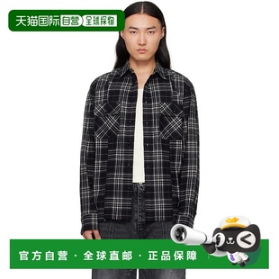 男士 黑色 Plaid 1h可退 衬衫 Sacai Flannel 25038 香港直邮潮奢