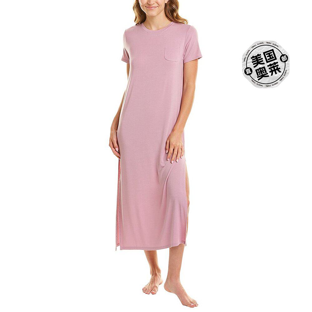 Hale Bob 侧开衩 T 恤早秋新款连衣裙 黎明粉色 【美国奥莱】直发