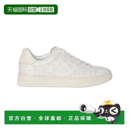 香港直邮COACH 专柜款 Highline女士系带低帮板鞋运动鞋女鞋厚底