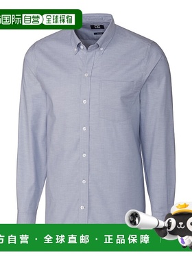 自营 cutter & buckCutter&Buck弹力牛津男士长袖衬衫-浅蓝色 美