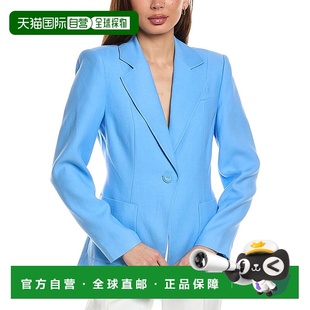 Linen Leanne Blend Jacket 美国奥莱直发 自营 blue ALEXIS