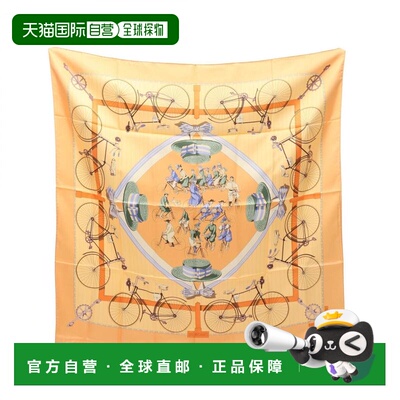 自营Hermes  Silk Scarf (Pre-Owned) - multi-color, orange 美