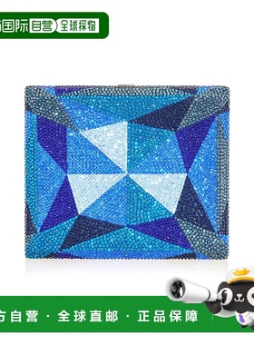 自营judith leiber coutureCIGAR BOX-银蓝宝石多层 美国奥莱直发