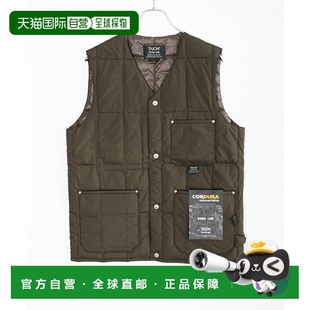 WORK 领纽扣羽绒背心男女皆宜 轻质 自营 领纽扣羽绒 TAION