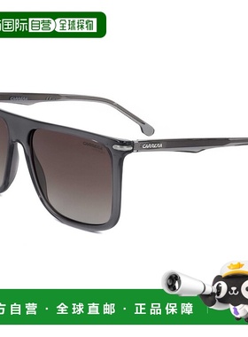 自营 Carrera男式58毫米棕色太阳镜-灰色 美国奥莱直发卡雷拉