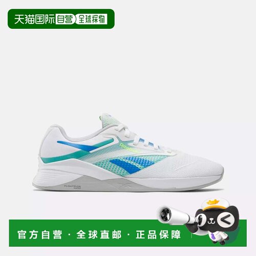 自营reebokNano X4训练鞋-鞋类白色/unleashed绿色/灰色1 美国奥