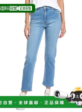 自营St. John Stretch Light Wash Ankle Jean - blue 美国奥莱直