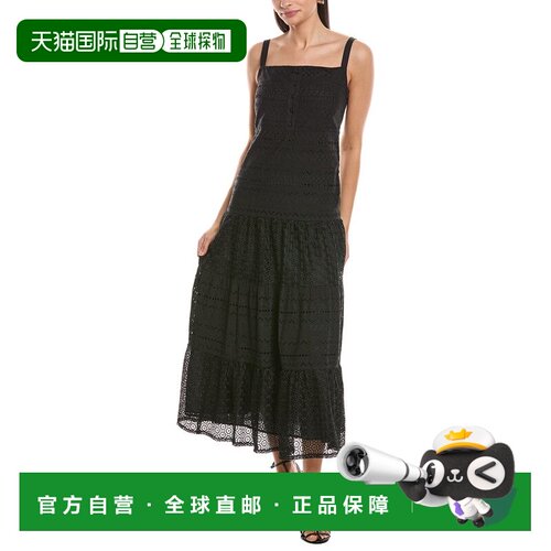 自营Marella Elegia Midi Dress - black 美国奥莱直发