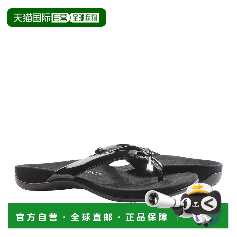 自营 Vionic女式Bella黑色长裤凉鞋10000435-001-黑色 美国奥莱直