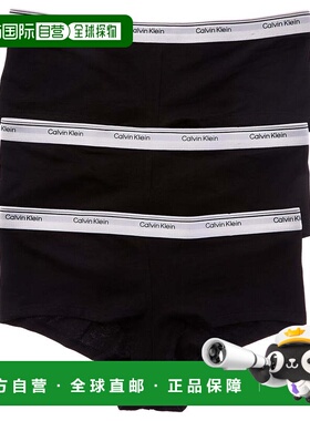 自营Calvin Klein 3pk Boyshort - black 美国奥莱直发