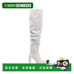 女式 Weitzman Histyle Perla 浅灰 自营 绒面革过膝靴 Stuart