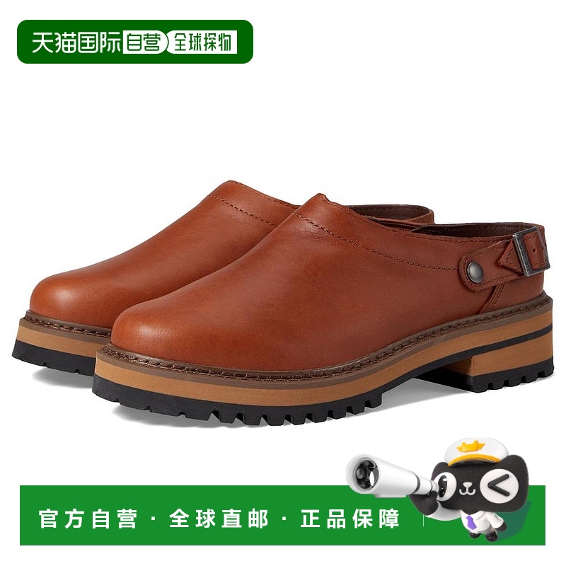 【美国直邮】LLBean|Camden Hill Clog 可转换带皮鞋粗跟真皮舒适
