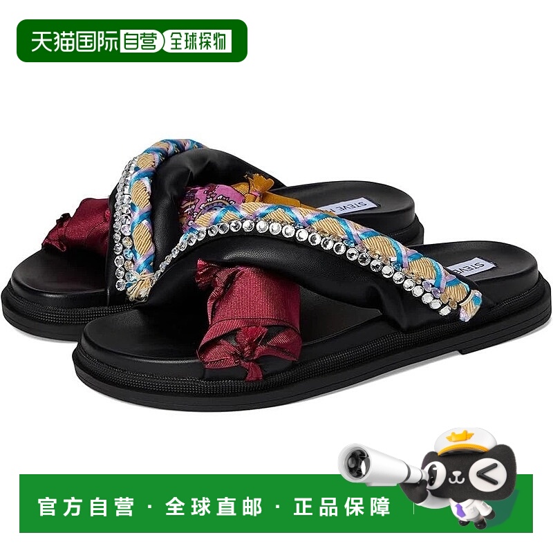 自营Steve Madden Leisure LEIS02S1 Sandals Women'sBlack Cross