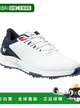 自营 callaway卡拉威Coronado V4皮革高尔夫鞋-白色 美国奥莱直发