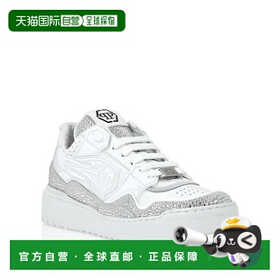 philipp 白色 plein皮革低帮运动鞋 Walker 美国奥莱直 Moon 自营
