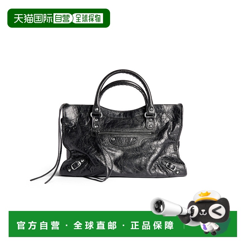 1h可退 香港直邮潮奢 Balenciaga 巴黎世家 女士 黑色中号 Le Cit