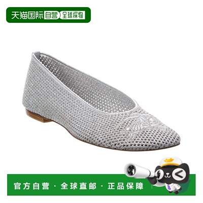 自营Burberry Mesh Ballet Flat - silver 平底鞋 美国奥莱直发