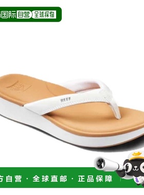 自营Reef Cushion Cloud CJ0234 Sandals Women's White Brown Sl