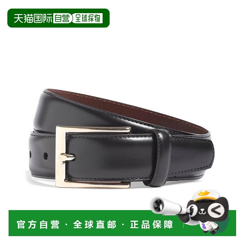 美国直邮Brooks Brothers 男士 真皮牛皮皮带腰带布克兄弟男装