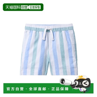 多色 自营janie 短裤 jackJanie和Jack条纹亚麻混纺套头衫 美 and