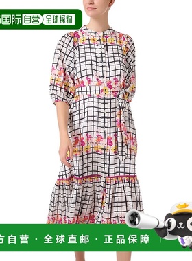 自营 Ro's Garden Flirty Midi Dress - multi 美国奥莱直发