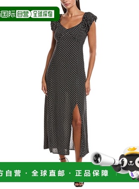 自营saltwater luxe盐水奢华迷笛连衣裙-黑色 美国奥莱直发