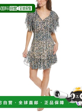 自营 Isabel Marant Étoile Florise 迷你早秋新款连衣裙 绿色 美