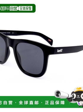 自营 levi's李维斯中性款53毫米灰色太阳镜-黑色 【美国奥莱】直