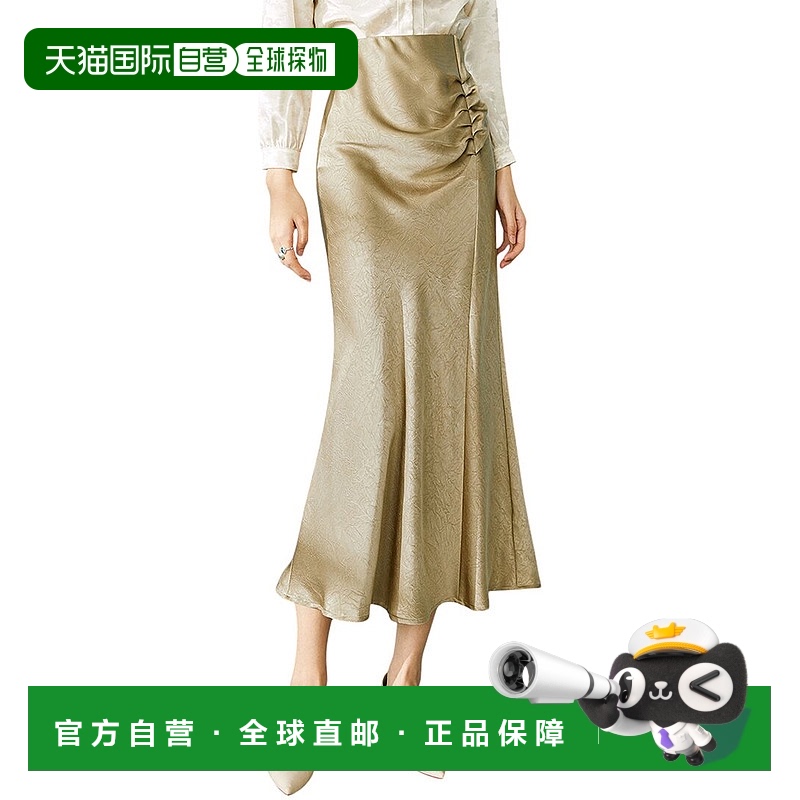 自营 Onebuye 裙子 - 卡其色 美国奥莱直发服饰鱼尾裙