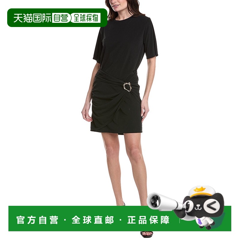 自营Marella Arnes迷你连衣裙-黑色 美国奥莱直发