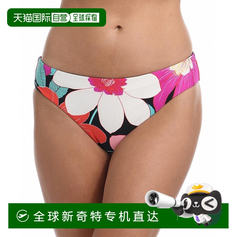 自营la blancaWomens Floral Reversible Swim Bottom Separates