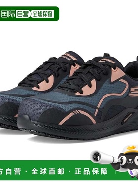 自营Women's Skechers Carbix 108139 Black Gold Composite Toe