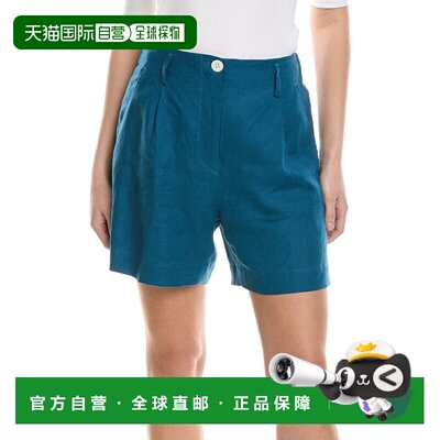 自营Lemlem 5.5in Faizah短蓝色 美国奥莱直发