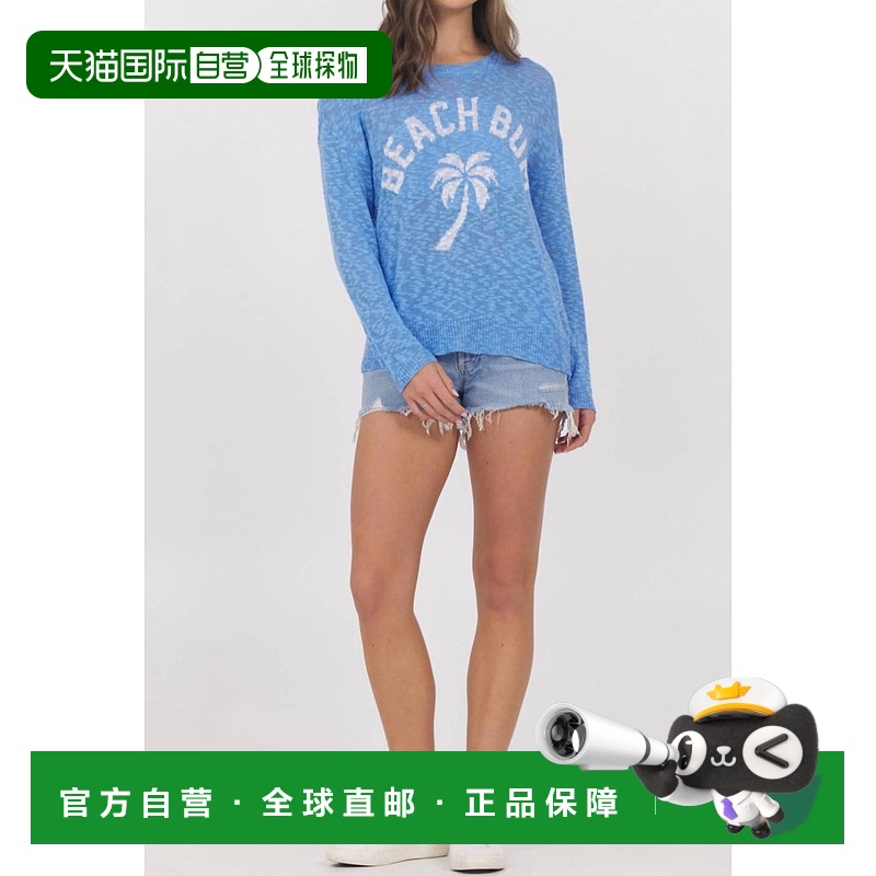 自营ocean drive蓝色沙滩Bum Slub针织毛衣 美国奥莱直发