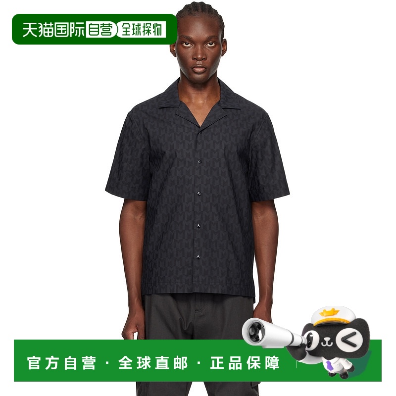 1h可退 香港直邮潮奢 Moncler 盟可睐 男士 海军蓝 Monogram Prin