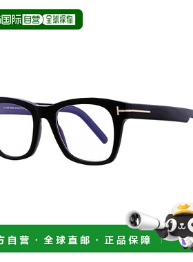 自营Tom Ford Eyeglasses Square Full Rim, Light Brown Frame A