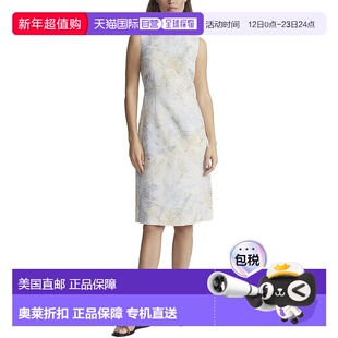 自营 lafayette 148 new york拉斐特148纽约哈普森亚麻混纺连衣裙