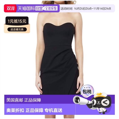 自营 elliatt黑色华丽连衣裙 - 黑色 美国奥莱直发