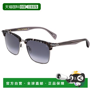 54毫米黑灰色哈瓦那太阳镜 boneRag&Bone男式 黑灰色哈 自营rag