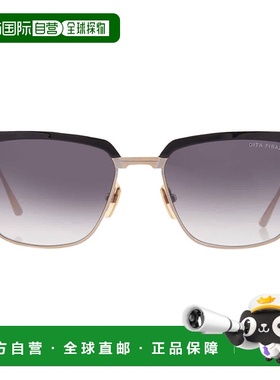 自营Dita FIRAZ Grey Gradient Square Unisex Sunglasses DTS431