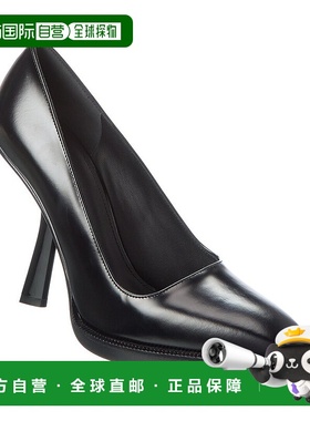 自营salvatore ferragamoFerragamo Anser X5 皮革高跟鞋 - 黑色