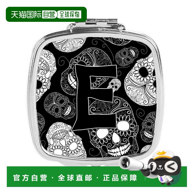 自营 Carolines Treasures CJ2008-ESCM 字母 E 亡灵节骷髅正品