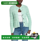 green 自营Autumn 美国奥莱直 Stitch Jacket Cashmere Texture