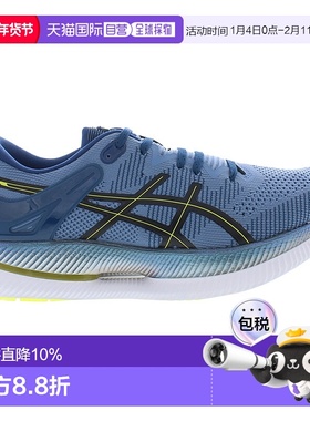 美国直邮Asics亚瑟士女士运动鞋Metaride蓝色低帮系带网面舒适