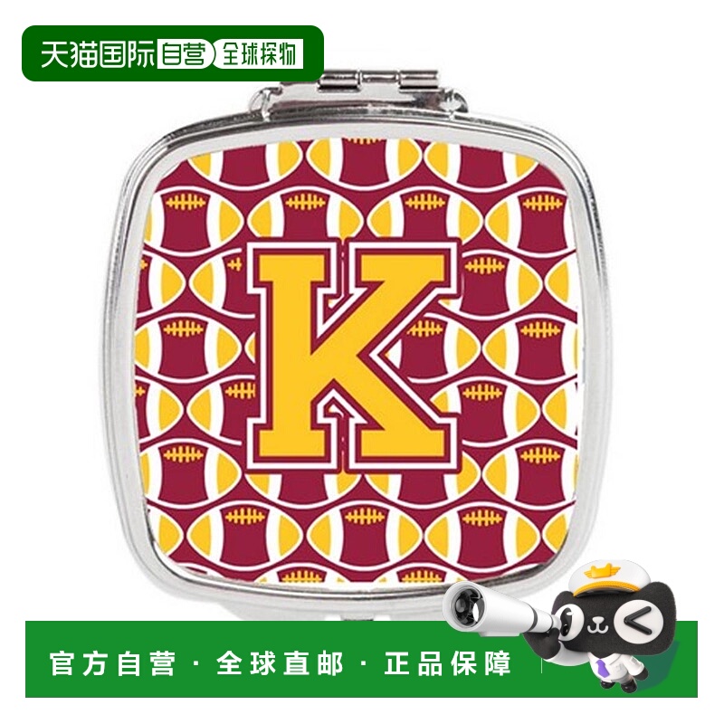 自营 Carolines Treasures CJ1081-KSCM 字母 K 足球栗色和正品