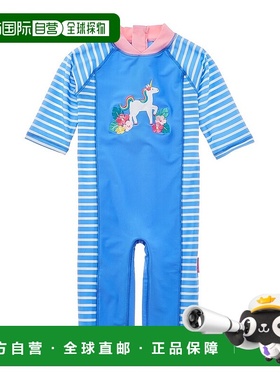 自营 JoJo Maman Bebe 连体防晒套装 - 蓝色 美国奥莱直发