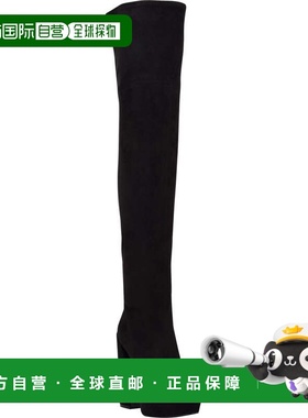 自营Guess Cristy Boots Women's Black Over The Knee High Heel