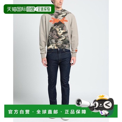 1h可退 【美国直邮】HERON PRESTON 男装卫衣 迷彩圆领长袖抓绒款