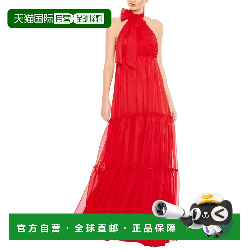 自营mac duggal  礼服/晚装 美国奥莱直发连衣裙吊带长裙图片